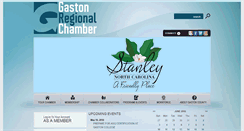 Desktop Screenshot of gastonchamber.com