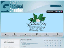 Tablet Screenshot of gastonchamber.com